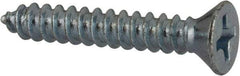 Value Collection - #6 Flat Head Phillips Sheet Metal Screw - Steel, 7/8" OAL, AISI 1016, ASME B18.6.3, ASME B18.6.4 & SAE J933, Grade 1016-1024 - Exact Industrial Supply