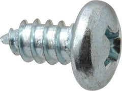 Value Collection - #14 Pan Head Phillips Sheet Metal Screw - Steel, 1/2" Length Under Head, AISI 1016, ASME B18.6.3, ASME B18.6.4 & SAE J933, Grade 1016-1024 - Exact Industrial Supply