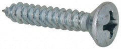 Value Collection - #12 Oval Head Phillips Sheet Metal Screw - Steel, 1-1/4" OAL, AISI 1016, ANSI/ASME B18.6.4, ASME B18.6.3 & SAE J933, Grade 1016-1024 - Exact Industrial Supply
