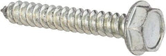 Value Collection - #10 Hex Washer Head Sheet Metal Screw - Steel, 1-1/4" Length Under Head, AISI 1016, ASME B18.6.3, ASME B18.6.4 & SAE J933, Grade 1016-1024 - Exact Industrial Supply