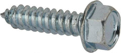 Value Collection - #14 Hex Washer Head Sheet Metal Screw - Steel, 1" Length Under Head, AISI 1016, ASME B18.6.3, ASME B18.6.4 & SAE J933, Grade 1016-1024 - Exact Industrial Supply