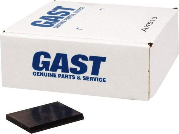 Gast - Air Compressor Vane - Use with Gast 0823/1023 Oil-Less Rotary Vane Units - Exact Industrial Supply