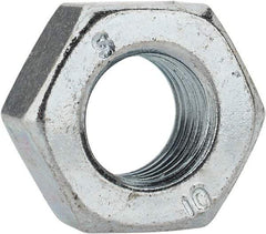 Value Collection - M8x1.00 Metric Fine Steel Right Hand Hex Nut - 13mm Across Flats, 6.5mm High, Zinc-Plated Finish - Exact Industrial Supply