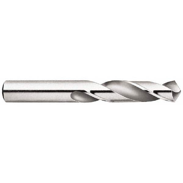Screw Machine Length Drill Bit: 1.9375″ Dia, 118 °, High Speed Steel Bright/Uncoated, Right Hand Cut, Spiral Flute, Straight-Cylindrical Shank, Series R40