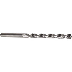 Precision Twist Drill - 21/32" 135° Parabolic Flute High Speed Steel Taper Length Drill Bit - Exact Industrial Supply