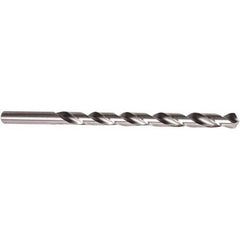 Precision Twist Drill - 21/32" 118° 2-Flute High Speed Steel Extra Length Drill Bit - Exact Industrial Supply