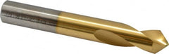 Precision Twist Drill - 3/4" Body Diam, 90°, 5" OAL, High Speed Steel Spotting Drill - Exact Industrial Supply