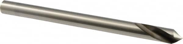 Precision Twist Drill - 3/8" Body Diam, 90°, 5" OAL, High Speed Steel Spotting Drill - Exact Industrial Supply