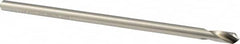 Precision Twist Drill - 1/4" Body Diam, 90°, 6" OAL, High Speed Steel Spotting Drill - Exact Industrial Supply