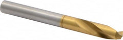 Precision Twist Drill - 1/4" Body Diam, 120°, 2-1/2" OAL, High Speed Steel Spotting Drill - Exact Industrial Supply