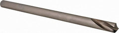 Precision Twist Drill - 1/2" Body Diam, 120°, 8" OAL, High Speed Steel Spotting Drill - Exact Industrial Supply