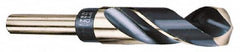 Interstate - 1-7/32" Drill, 118° Point, Cobalt Silver Deming & Reduced Shank Drill Bit - Exact Industrial Supply