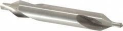 Precision Twist Drill - #4 Plain Cut 60° Incl Angle High Speed Steel Combo Drill & Countersink - Exact Industrial Supply