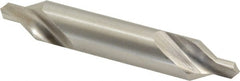 Precision Twist Drill - #6 Plain Cut 60° Incl Angle High Speed Steel Combo Drill & Countersink - Exact Industrial Supply