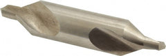 Precision Twist Drill - #8 Plain Cut 60° Incl Angle High Speed Steel Combo Drill & Countersink - Exact Industrial Supply