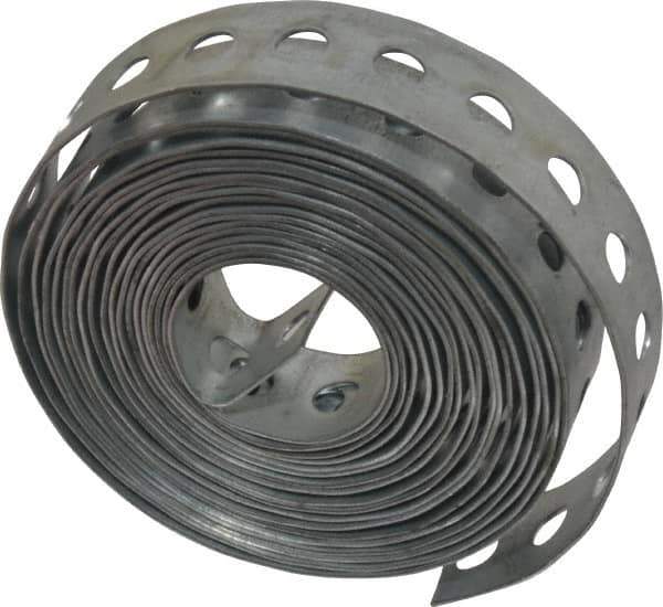 Gardner Bender - 10' x 3/4" Galvanized Steel Hanger Strapping - 20 Gauge - Exact Industrial Supply