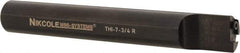 NIKCOLE MINI-SYSTEMS - Internal Thread, 1" Max Depth of Cut, 5-1/2" OAL, Right Hand Indexable Grooving Cutoff Toolholder - 3/4" Shank Width, GIE Insert Style, THI Toolholder Style, Series Mini-Systems - Exact Industrial Supply