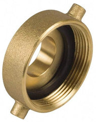 EVER-TITE Coupling Products - 3 FNPS x 2-1/2 MNST Hydrant Adapter - Brass - Exact Industrial Supply
