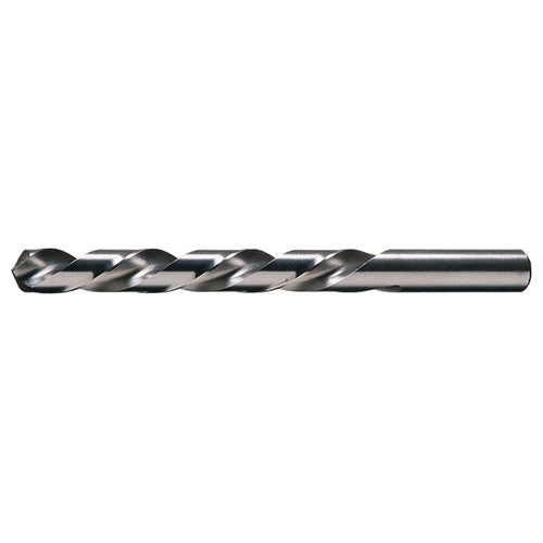 #40 LHS / LHC HSS 118 Degree Radial Point Left Hand Helix Jobber Drill - Bright - Exact Industrial Supply