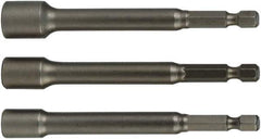 Wiha - 1/4" Drive, Nut Setter Screwdriver Bit - 6" OAL - Exact Industrial Supply