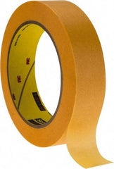 3M - 1" Wide x 60 Yd Long Bronze Paper Masking Tape - Series 2460, 3.3 mil Thick, 17 In/Lb Tensile Strength - Exact Industrial Supply