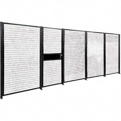 Folding Guard - Temporary Structure Partitions Type: Panel Height (Feet): 7 - Exact Industrial Supply