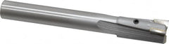 Made in USA - 13/16" Diam, 5/8" Shank, Diam, 3 Flutes, Straight Shank, Interchangeable Pilot Counterbore - Exact Industrial Supply