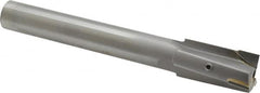 1″ Diam, 3/4″ Shank, Diam, 3 Flutes, Straight Shank, Interchangeable Pilot Counterbore 6-3/8″ OAL, Bright Finish, Carbide-Tipped