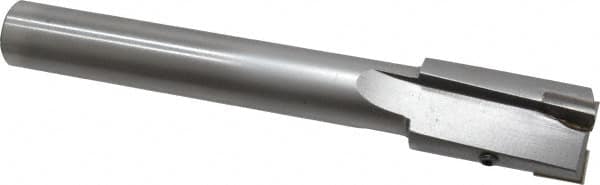 Made in USA - 1-1/16" Diam, 3/4" Shank, Diam, 3 Flutes, Straight Shank, Interchangeable Pilot Counterbore - Exact Industrial Supply