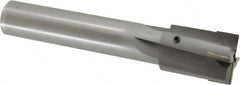 Made in USA - 1-5/8" Diam, 1-1/4" Shank, Diam, 4 Flutes, Straight Shank, Interchangeable Pilot Counterbore - Exact Industrial Supply