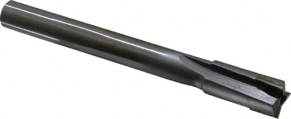 Made in USA - 5/8" Diam, 1/2" Shank, Diam, 3 Flutes, Straight Shank, Interchangeable Pilot Counterbore - Exact Industrial Supply