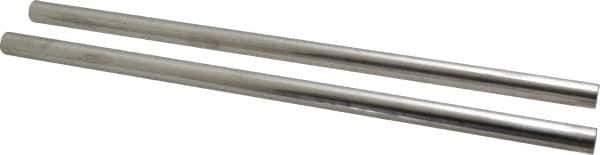 Made in USA - 1/2 Inch x 12 Inch Stainless Steel Round Tube - 0.444 Inch Inside Diameter, 0.028 Inch Wall Thickness, Type 304 - Exact Industrial Supply