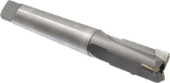 Made in USA - 1-1/16" Diam, 3 Flutes, Morse Taper Shank, Interchangeable Pilot Counterbore - Exact Industrial Supply