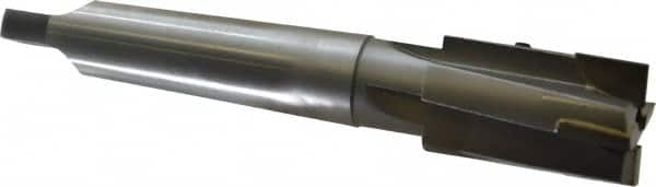 Made in USA - 1-1/4" Diam, 4 Flutes, Morse Taper Shank, Interchangeable Pilot Counterbore - Exact Industrial Supply