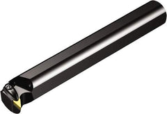 Sandvik Coromant - 2" Min Bore Diam, 12" OAL, 1-1/2" Shank Diam, A..DVUNR/L Indexable Boring Bar - Wedge Holding Method - Exact Industrial Supply
