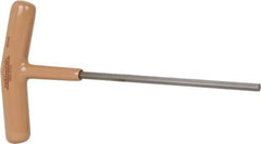 Paramount - 4mm Hex, T-Handle Cushion Grip, Hex Key - 6" OAL, Steel, Metric System of Measurement - Exact Industrial Supply