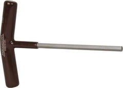 Paramount - 7/32" Hex, T-Handle Cushion Grip, Hex Key - 6" OAL, Steel, Inch System of Measurement - Exact Industrial Supply