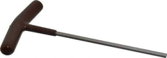 Paramount - 5/32" Hex, T-Handle Cushion Grip, Hex Key - 6" OAL, Steel, Inch System of Measurement - Exact Industrial Supply