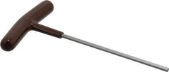 Paramount - 9/64" Hex, T-Handle Cushion Grip, Hex Key - 6" OAL, Steel, Inch System of Measurement - Exact Industrial Supply