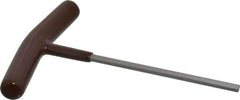 Paramount - 3/16" Hex, T-Handle Cushion Grip, Hex Key - 6" OAL, Steel, Inch System of Measurement - Exact Industrial Supply