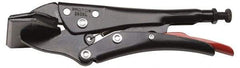 Proto - 8-1/16" OAL Standard Jaw Sheet Metal Clamp Weld Locking Pliers - 3-9/64" Jaw Width, 1-25/32" Jaw Depth, 1-25/32" Jaw Opening, Standard Handle - Exact Industrial Supply