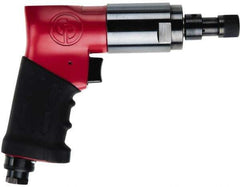 Chicago Pneumatic - 1/4" Bit Holder, 900 RPM, Pistol Grip Handle Air Screwdriver - 230 In/Lb Torque, 1/4 NPT Inlet, 2.5 CFM - Exact Industrial Supply