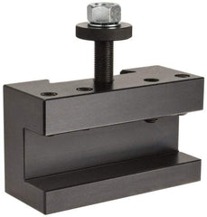 Dorian Tool - Series DA, #1 Turning & Facing Tool Post Holder - 430 to 810mm Lathe Swing, 3-1/4" OAH x 6" OAL, 1-1/4" Max Tool Cutting Size, 2-5/16" Centerline Height - Exact Industrial Supply