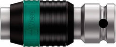 Wera - 1/4" Drive, 1/4" Insert, Hex Drive Bit Adapter - Exact Industrial Supply