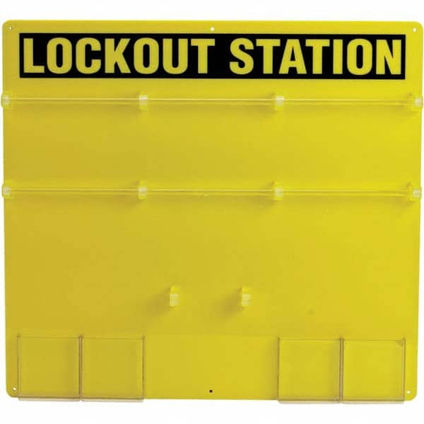 Brady - Empty Acrylic Padlock Station - Exact Industrial Supply