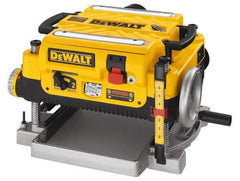 DeWALT - 15 Amp, 10,000 and 20,000 RPM, Bench Planer - 1/8 Inch Depth of Cut, 13 Inch Wide, 6 Inch Depth Capacity - Exact Industrial Supply