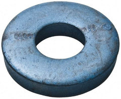 Metric Blue - M12 Screw, Alloy Steel Standard Flat Washer - 14.22mm ID x 26.37mm OD, 3.71mm Thick - Exact Industrial Supply