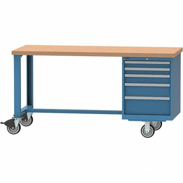 LISTA - Mobile Work Centers Type: Work Bench Top Load Capacity (Lb.): 1,000 - Exact Industrial Supply