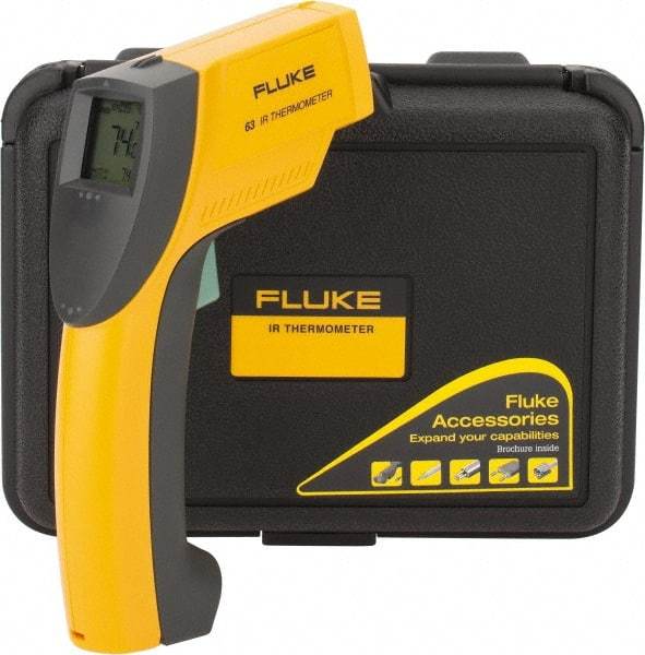 Fluke - -32 to 535°C (-25 to 999°F) Infrared Thermometer - 12:1 Distance to Spot Ratio - Exact Industrial Supply
