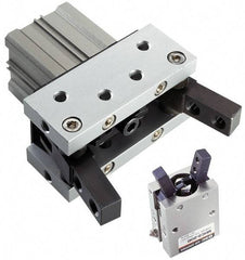 SMC PNEUMATICS - M5x0.8 Double Action Air Gripper - Internal & External Parallel Gripper, 36 to 102 psi - Exact Industrial Supply